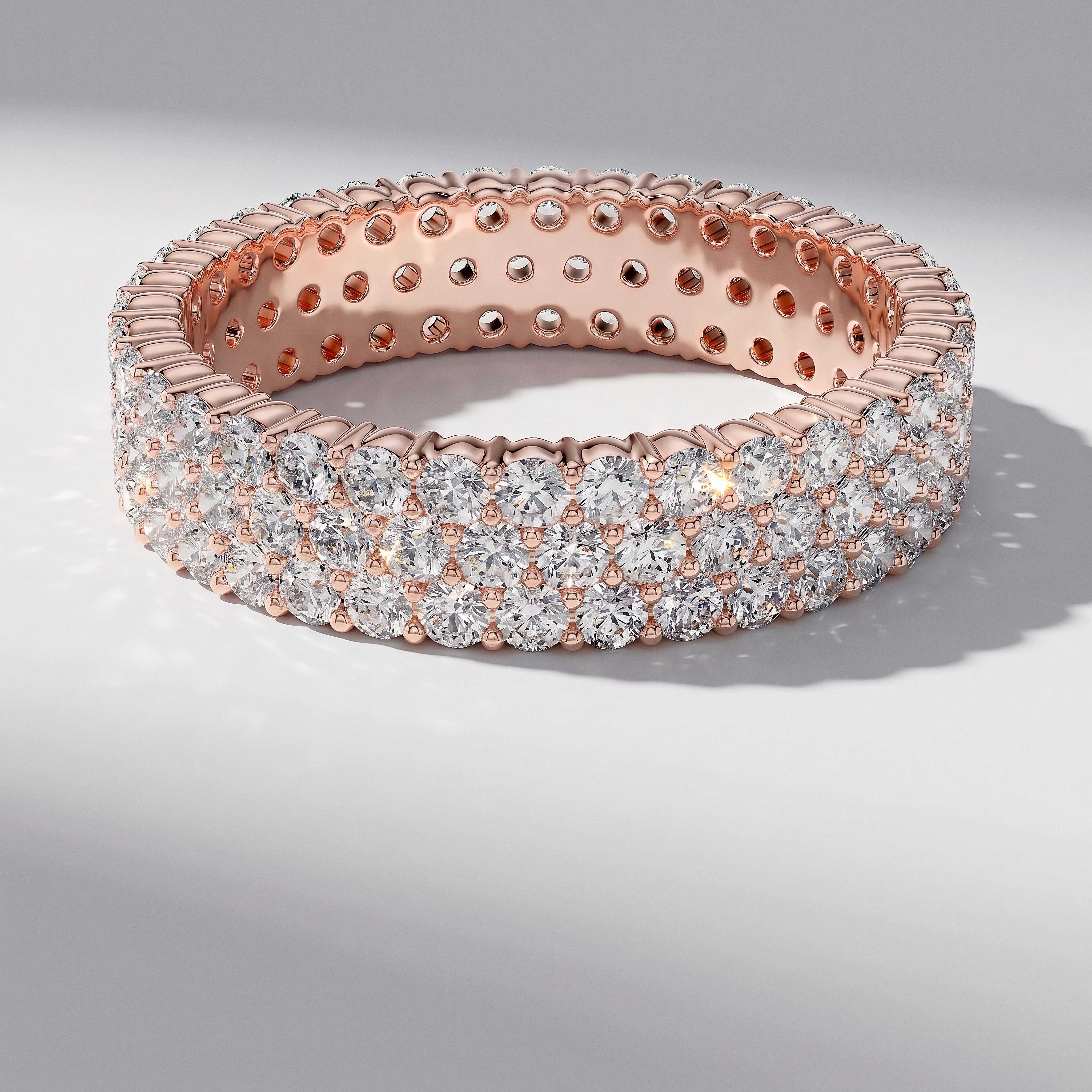 The "Michelle" Eternity Ring - angle 2