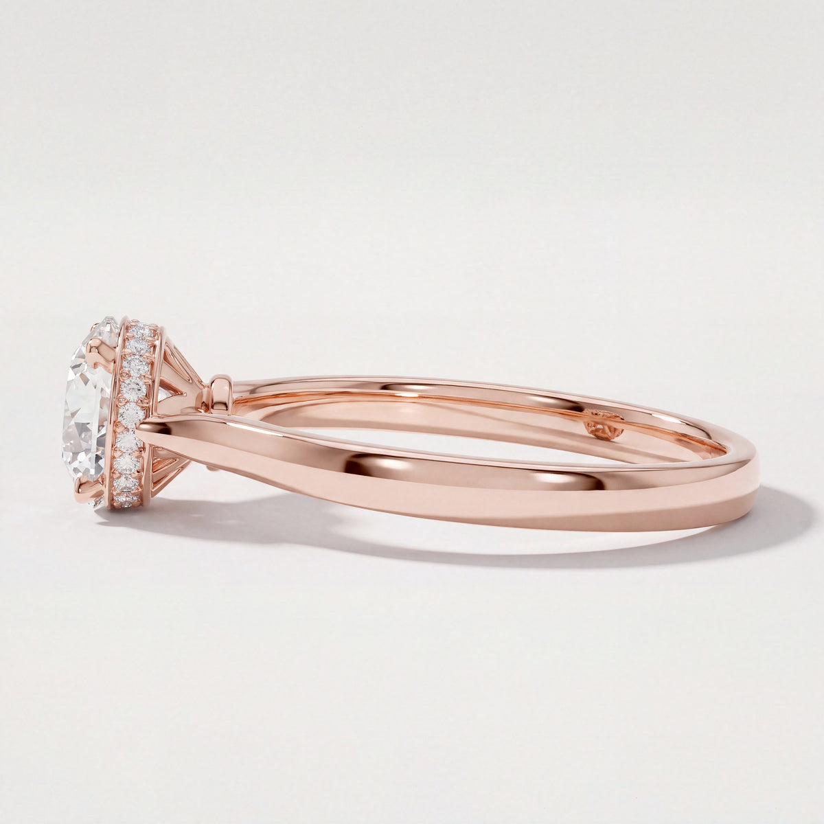 The Millicent Engagement Ring - angle 3