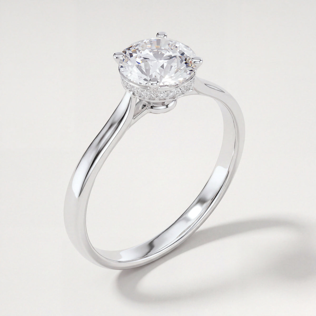The Millicent Engagement Ring - angle 5