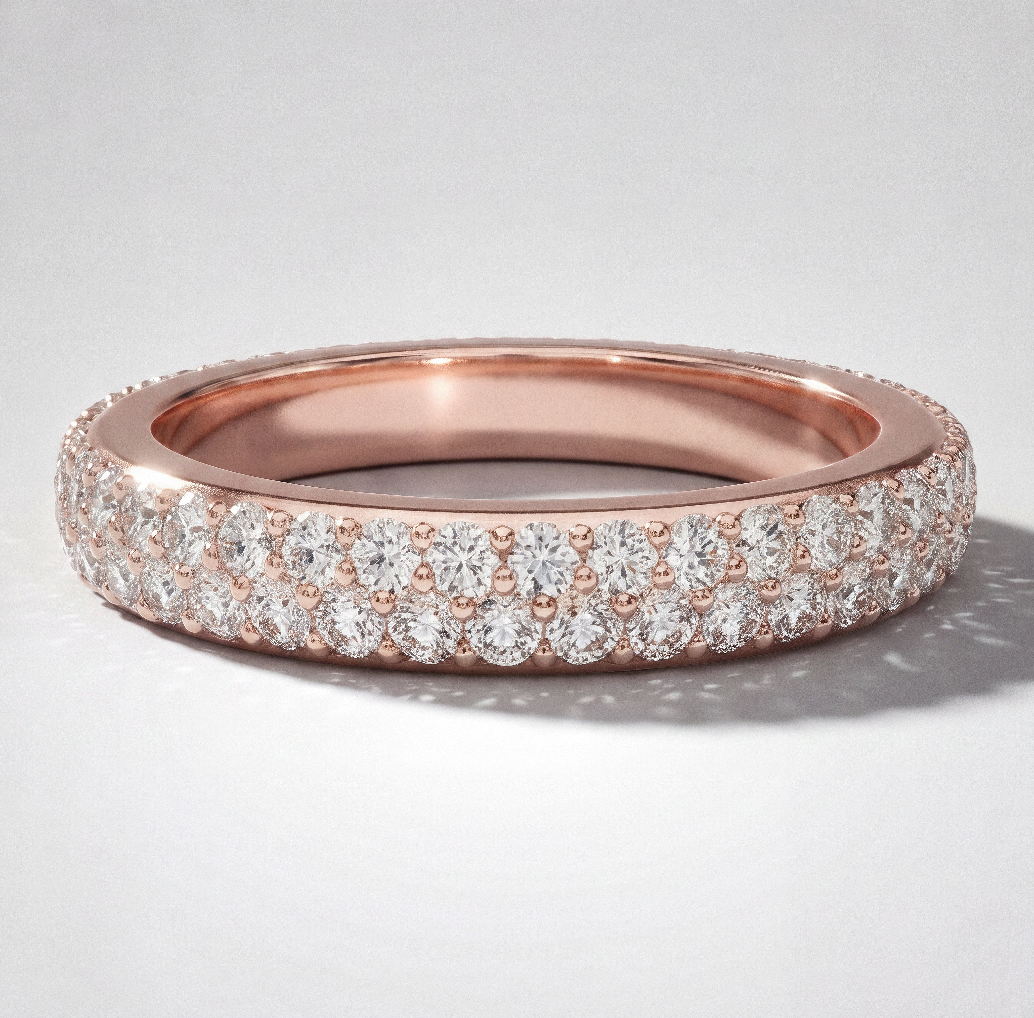 The "Simone" Eternity Ring - angle 1
