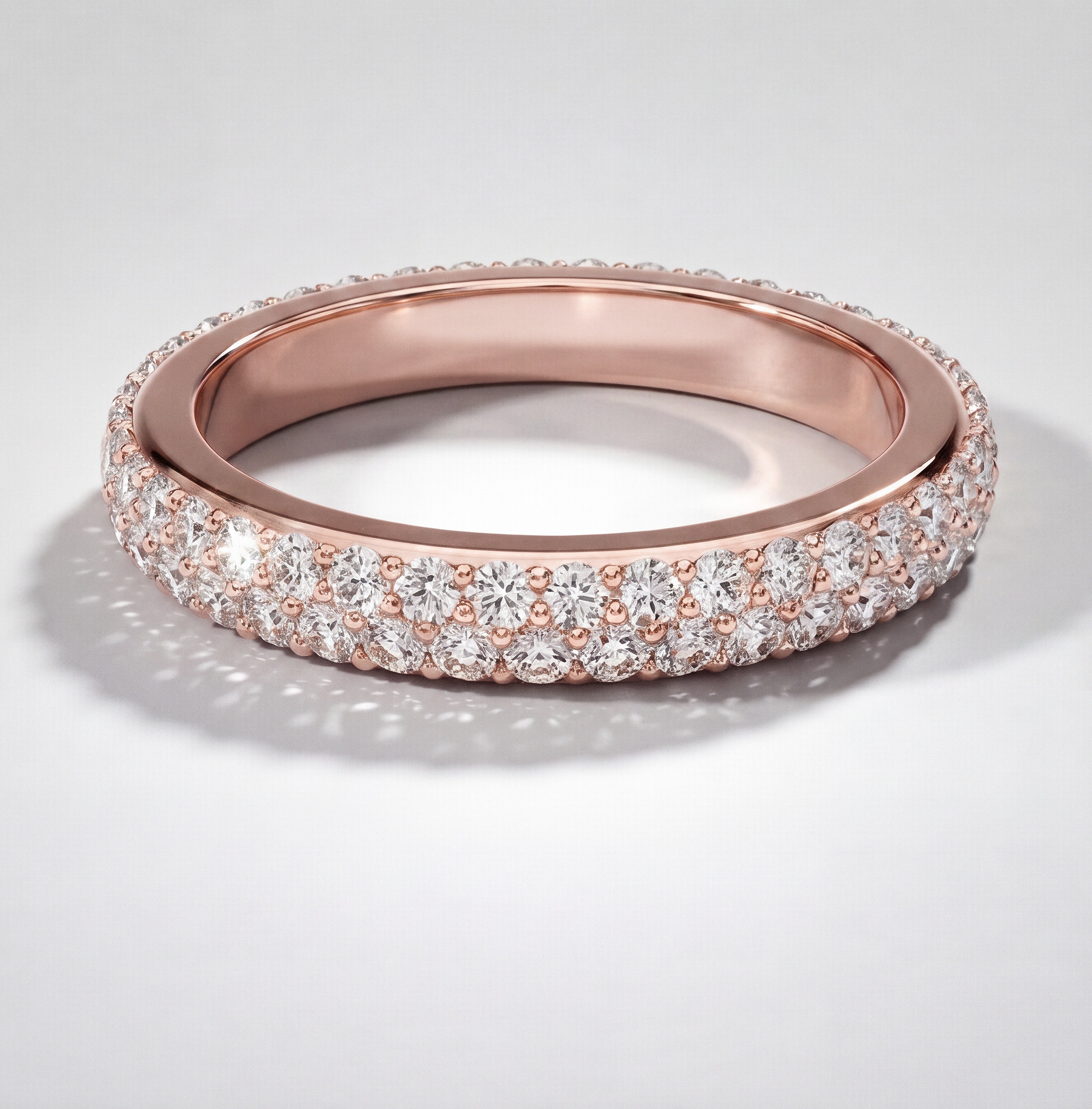 The "Simone" Eternity Ring - angle 2
