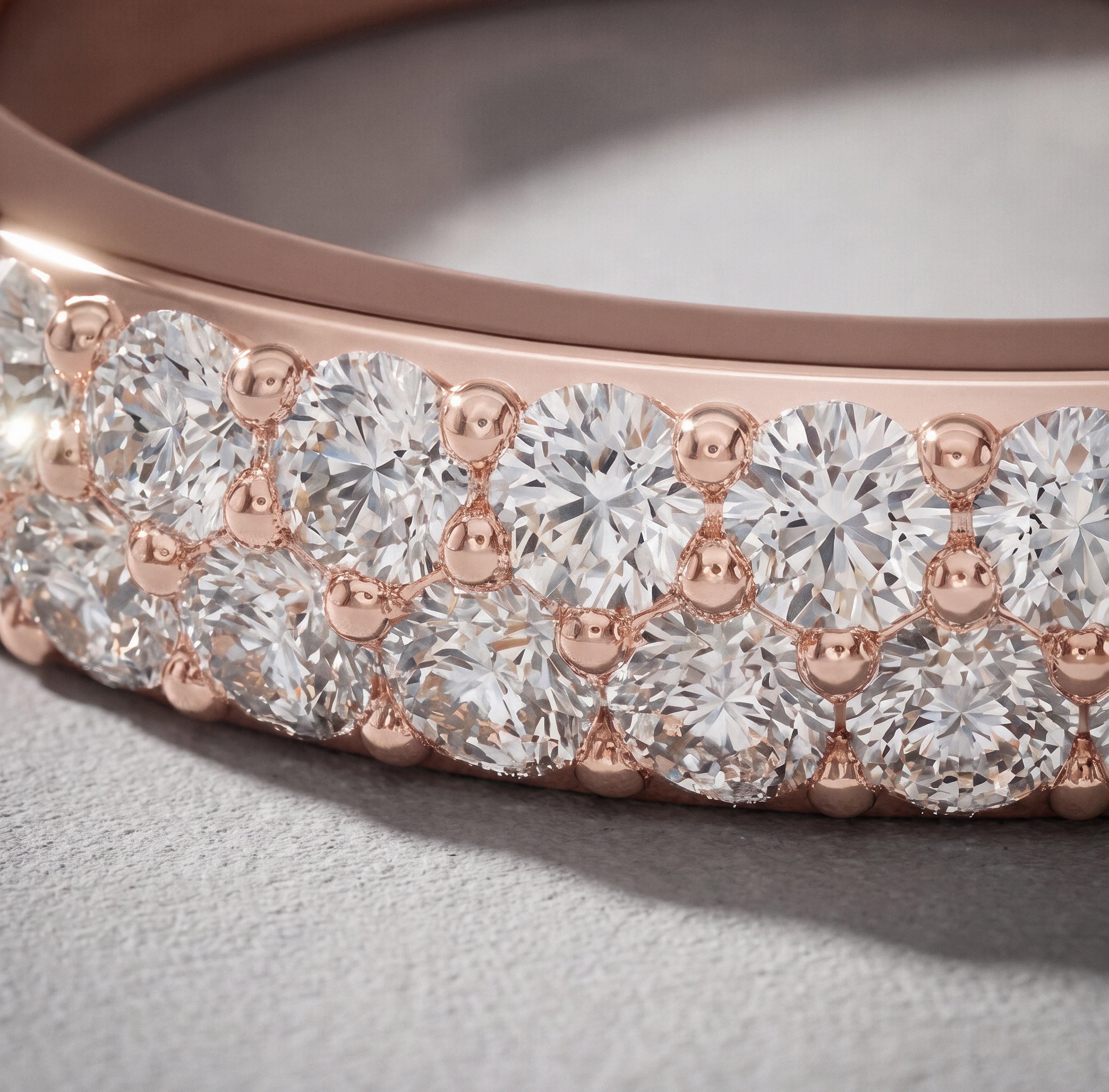 The "Simone" Eternity Ring - angle 3