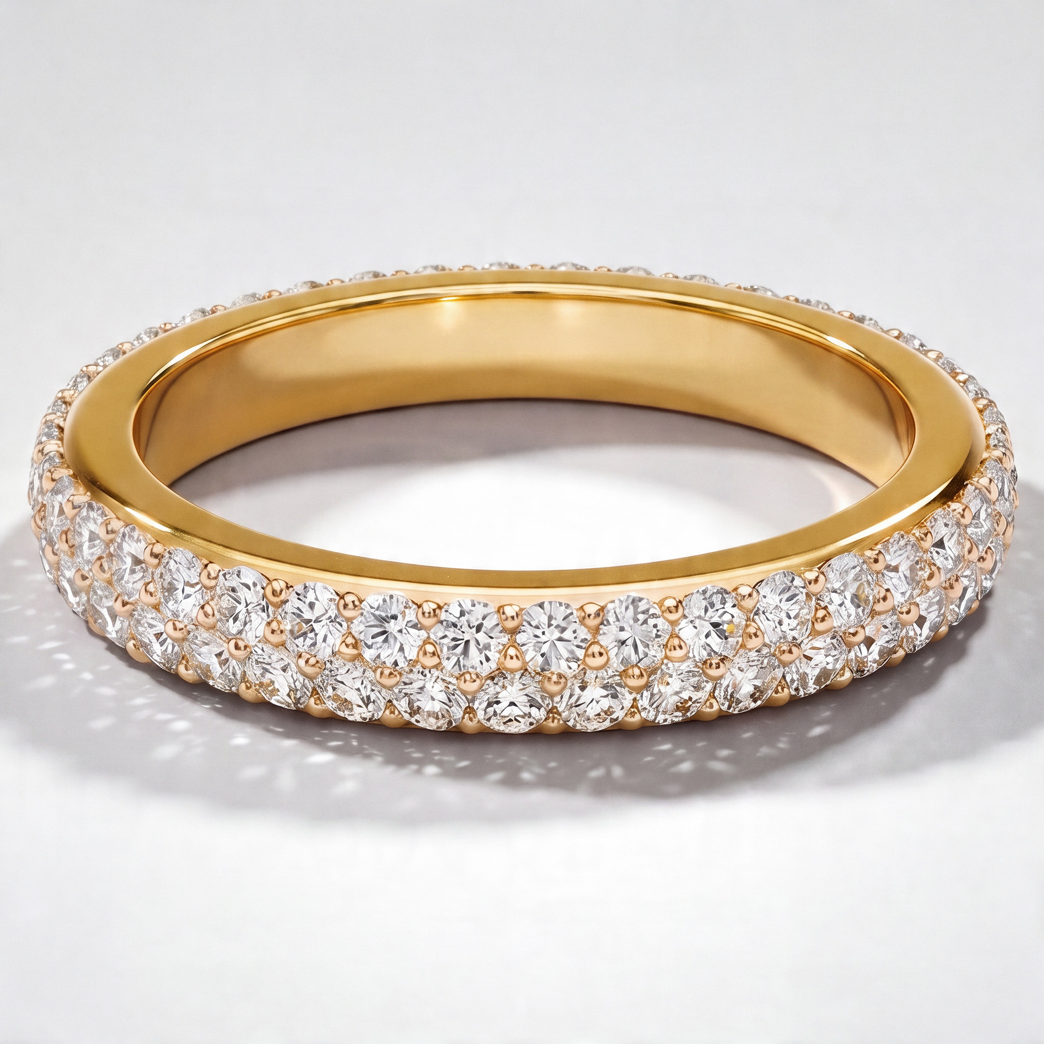 The "Simone" Eternity Ring - angle 4