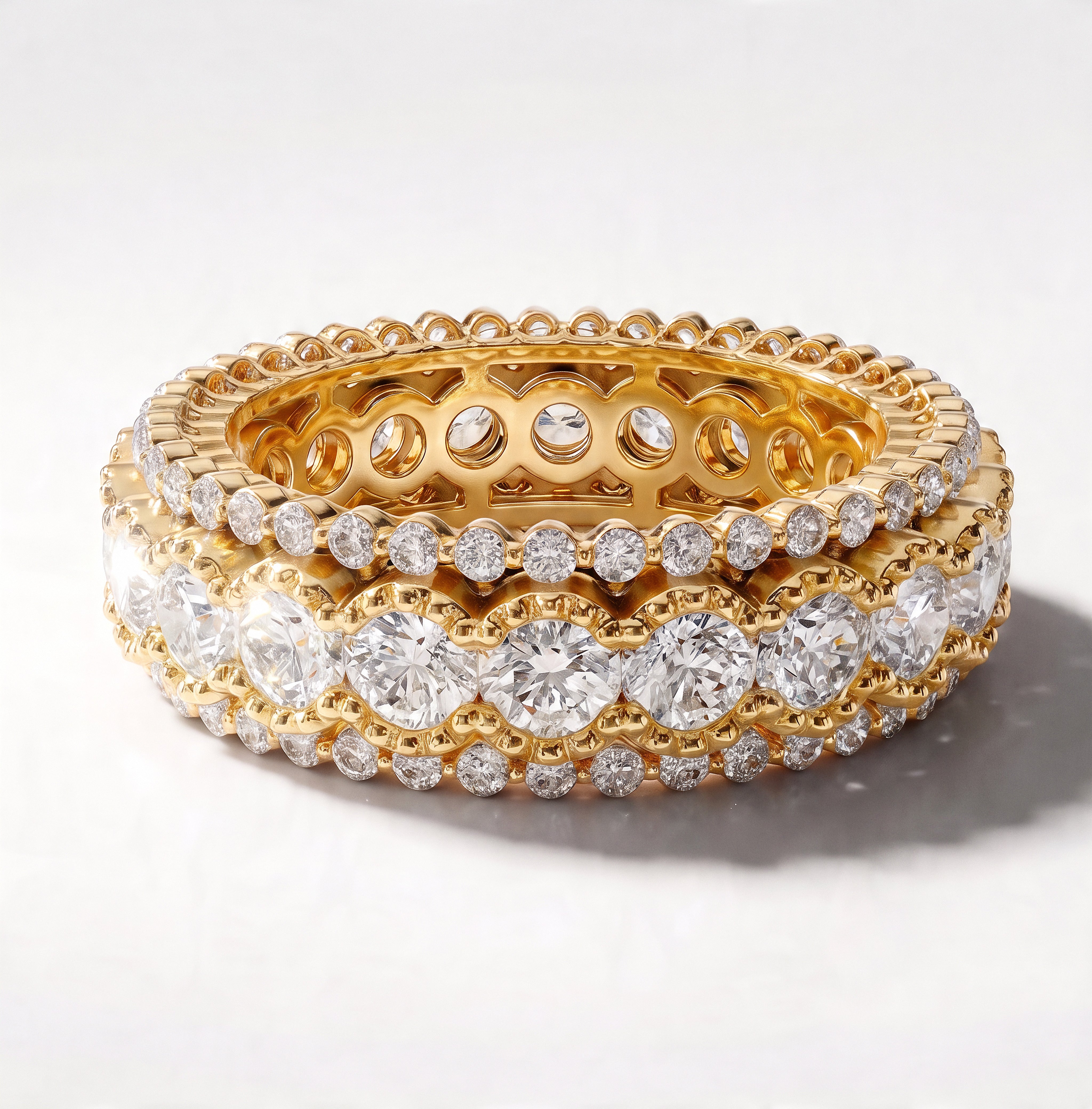 The Sofia Eternity Ring - angle 4