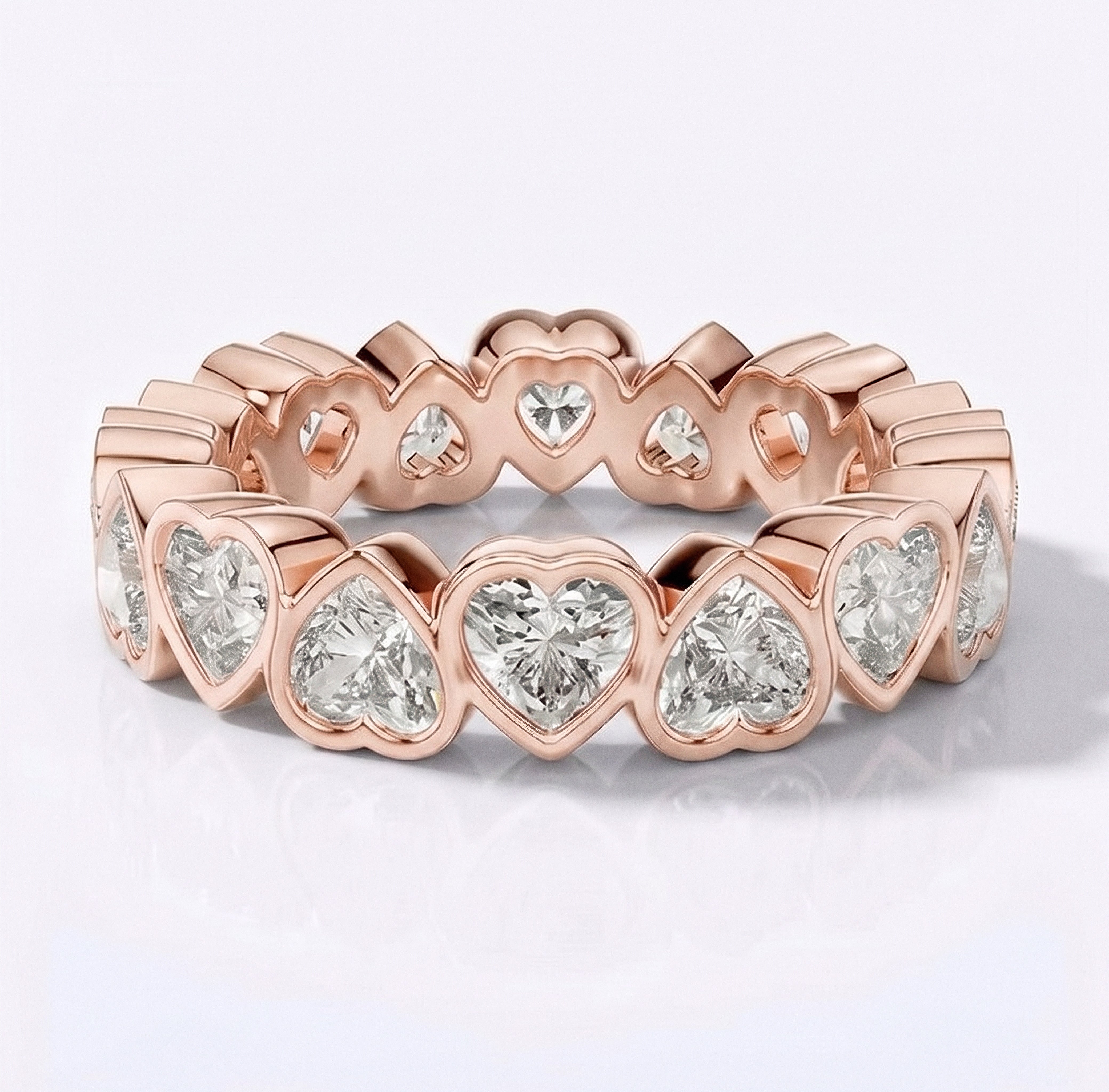 The "Stacy" Eternity Ring - angle 1