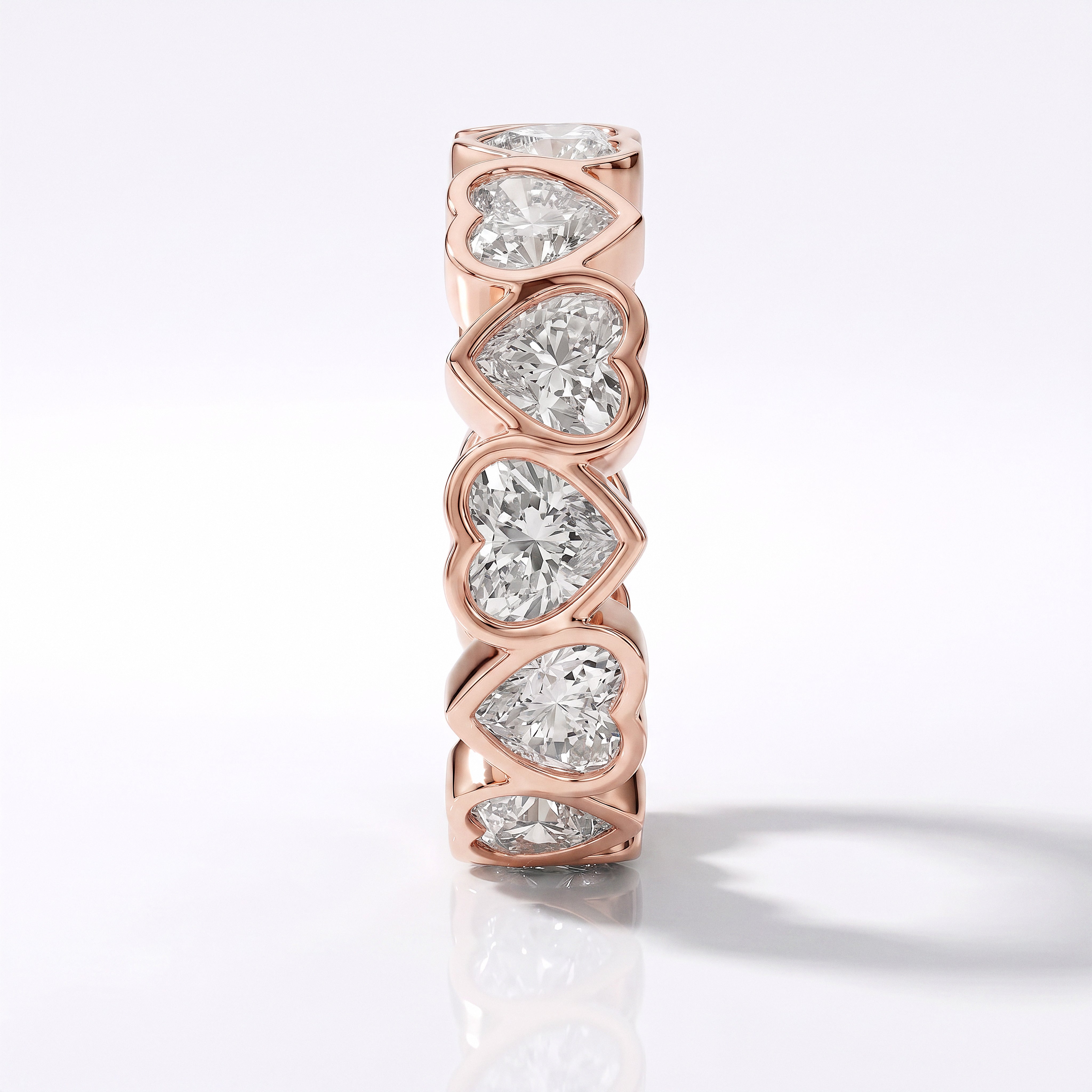 The "Stacy" Eternity Ring - angle 3