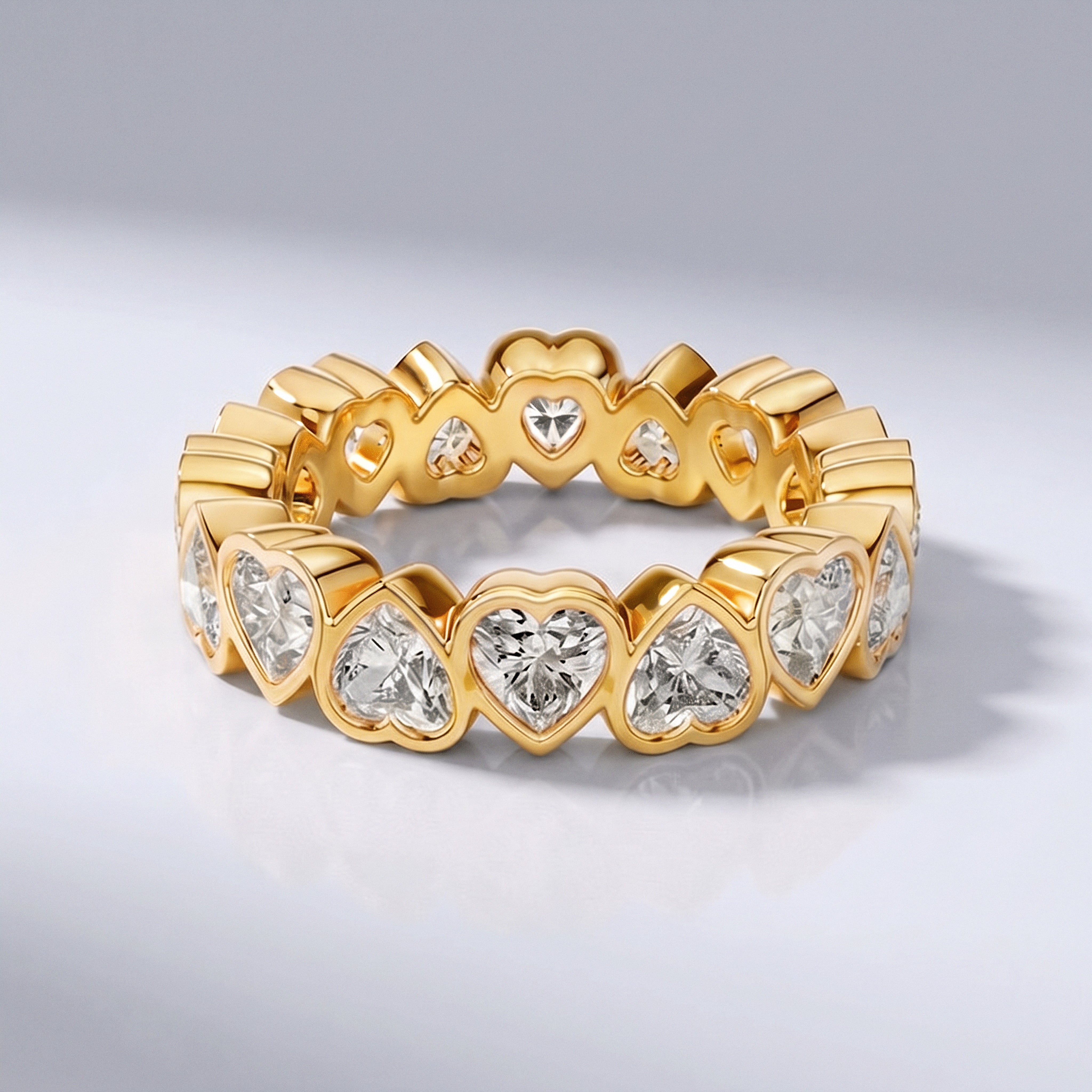 The "Stacy" Eternity Ring - angle 4