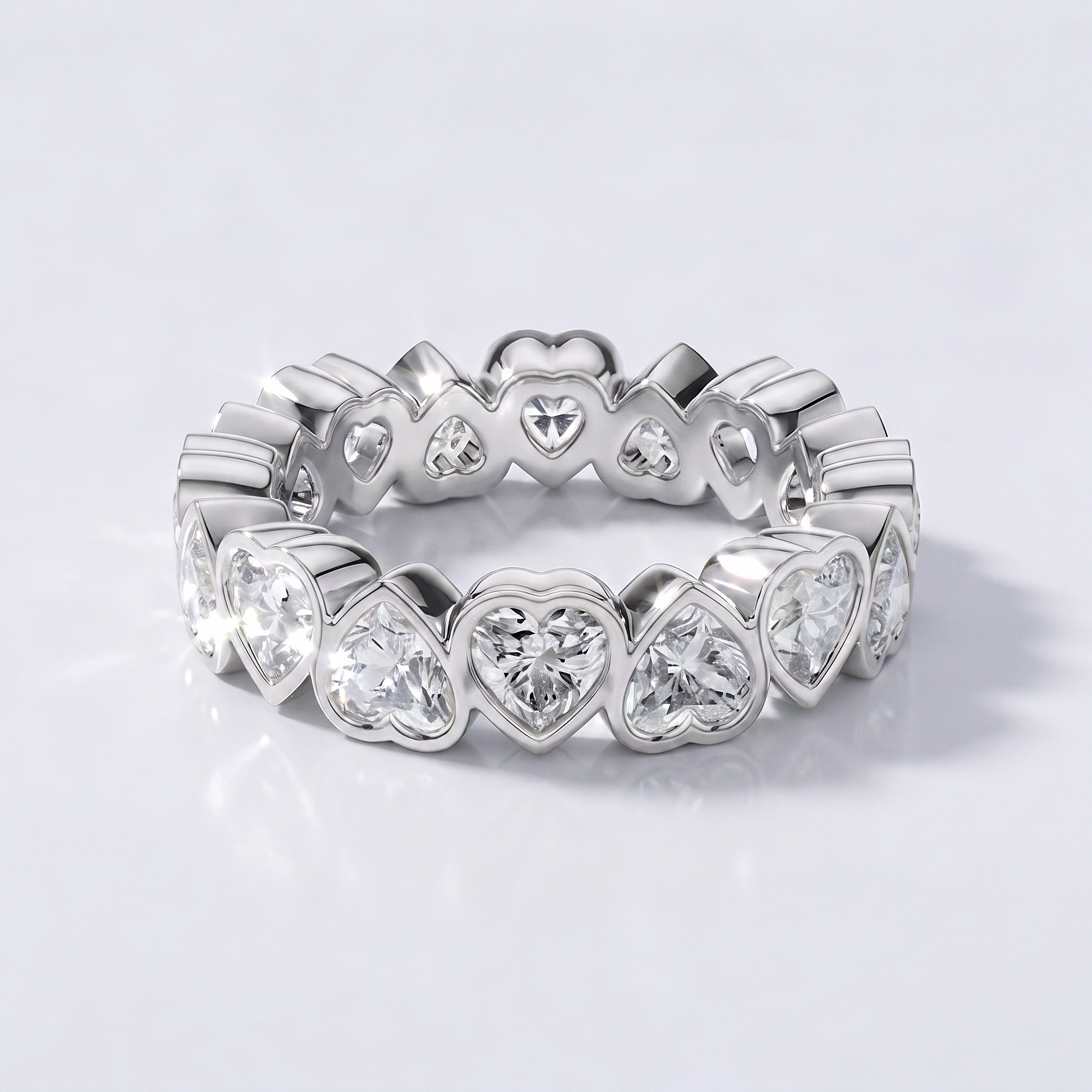 The "Stacy" Eternity Ring - angle 5
