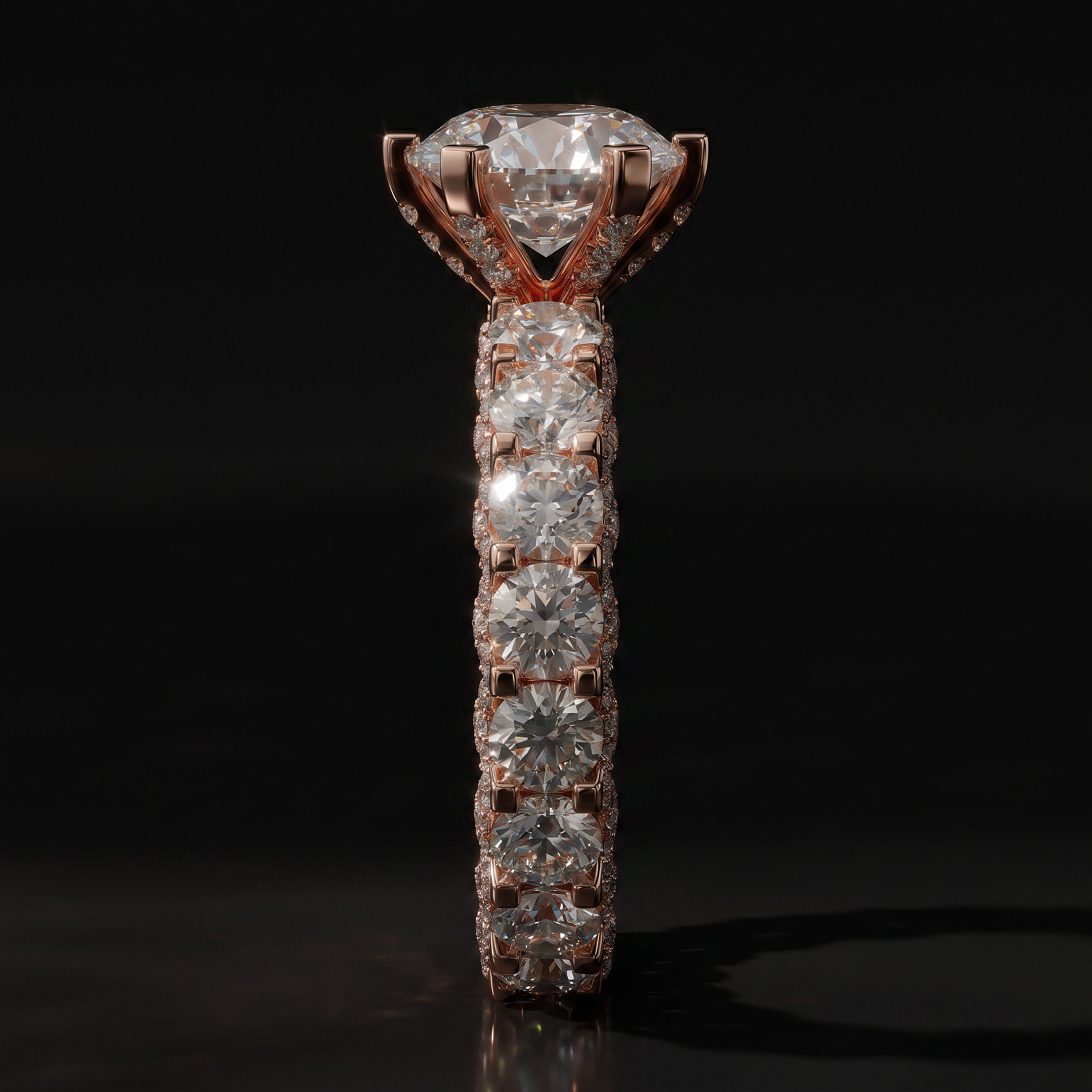 The Statement Diamond Engagement Ring - angle 2