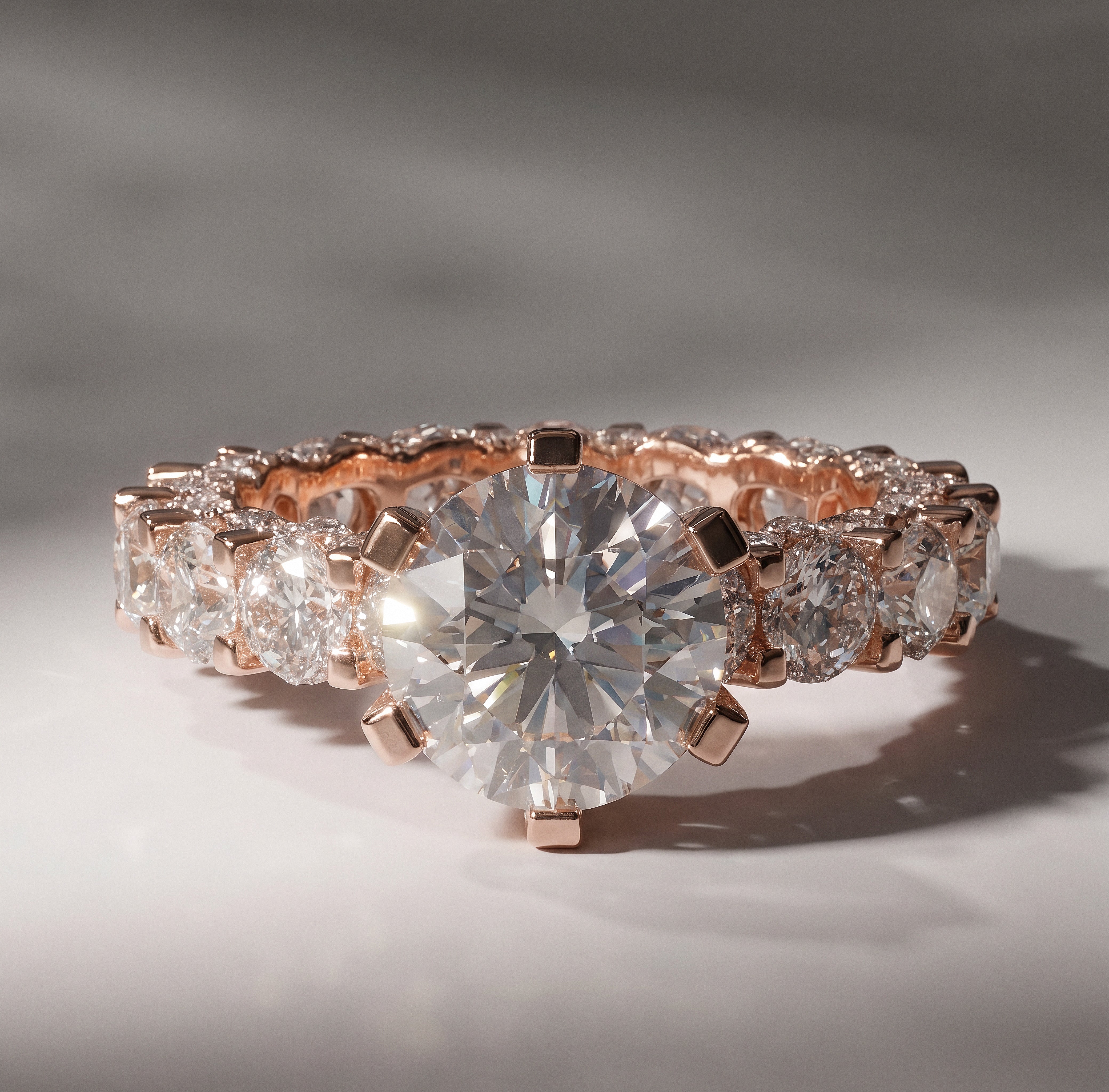 The Statement Diamond Engagement Ring - angle 3