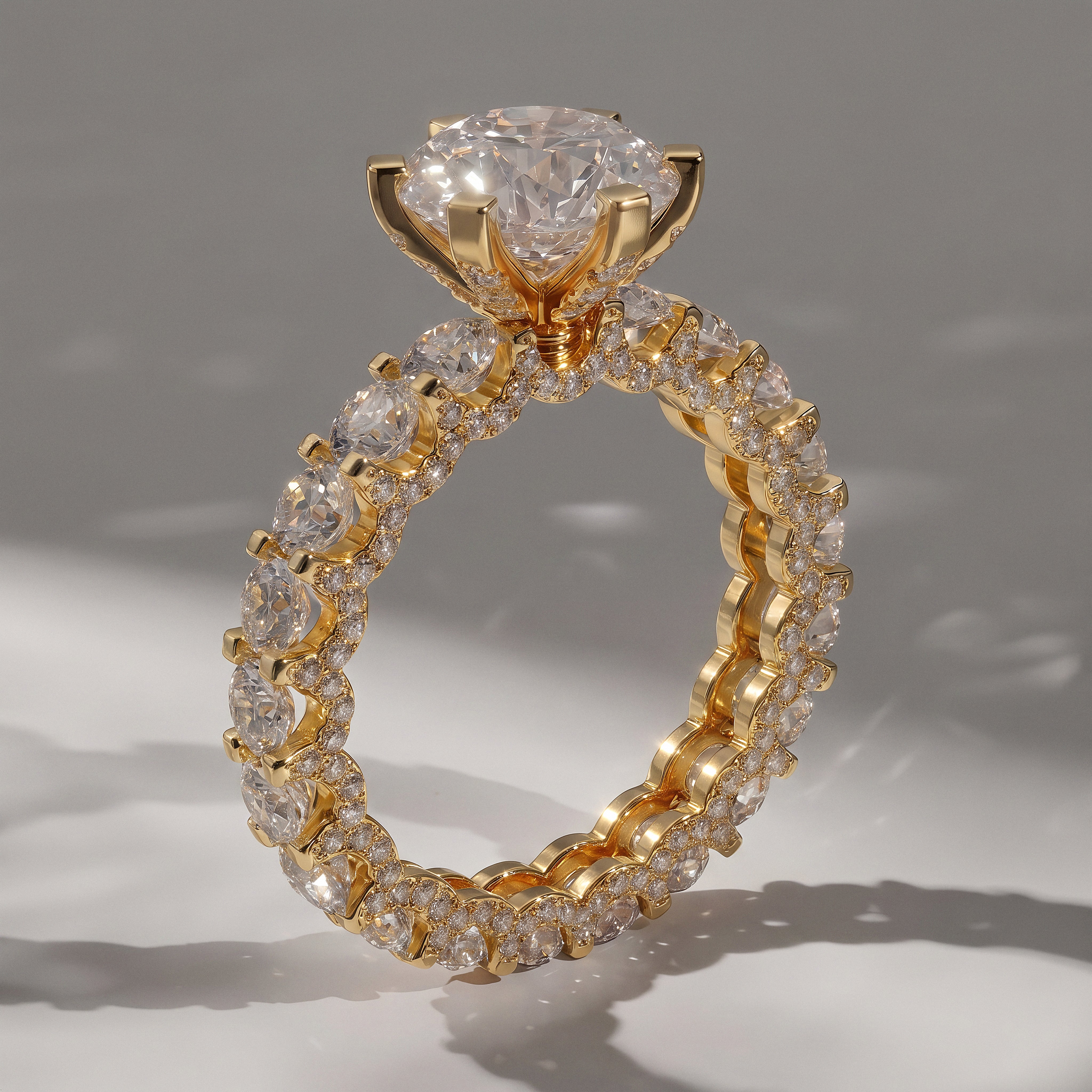 The Statement Diamond Engagement Ring - angle 5